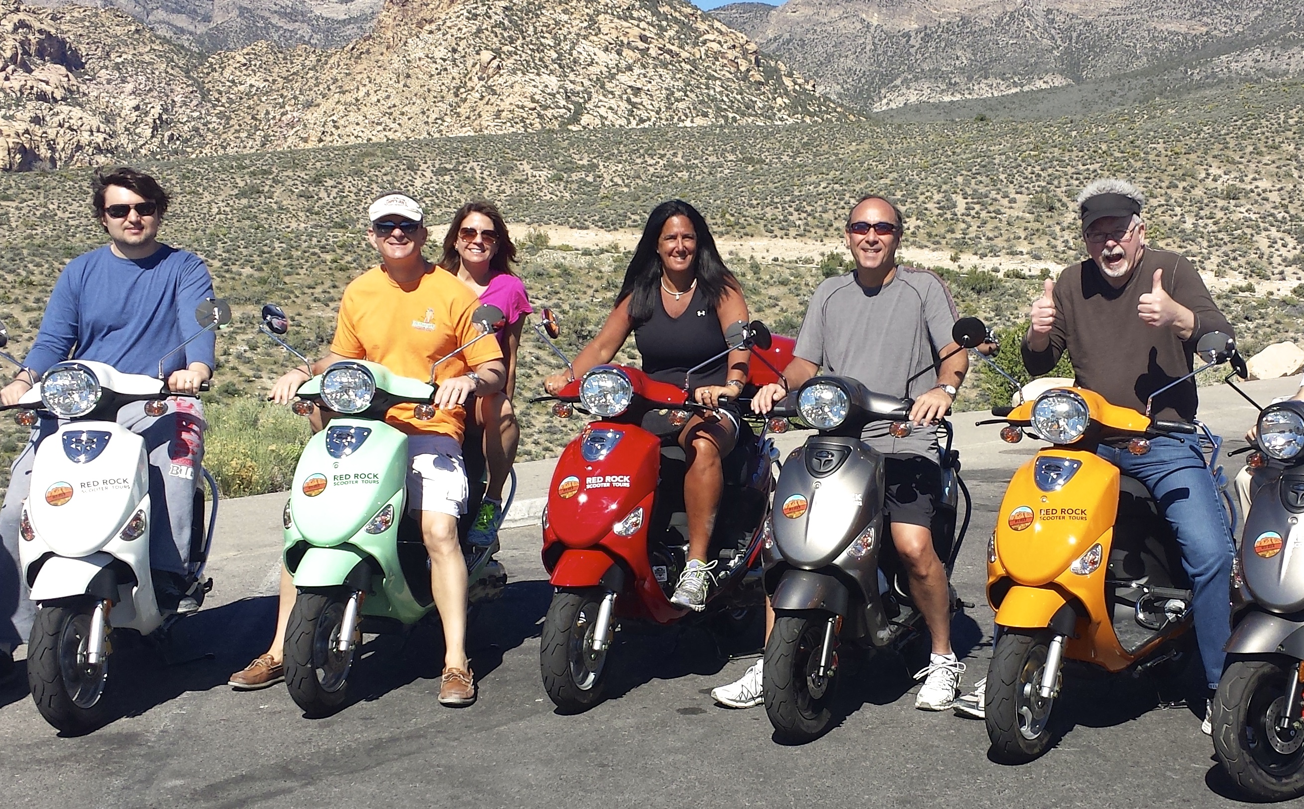 A Fun Group on their Red Rock Scooter Tour - Red Rock ...